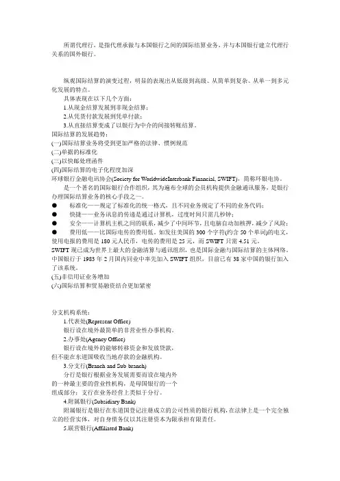 国际结算