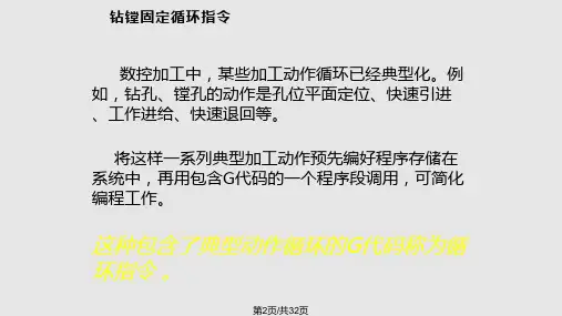 钻镗固定循环指令解析.pptx