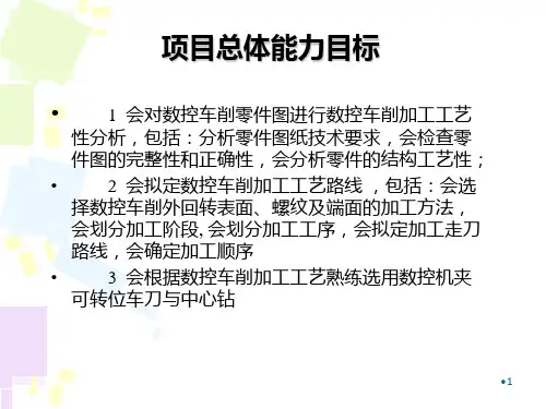 项目4-数控车床复合固定循环指令