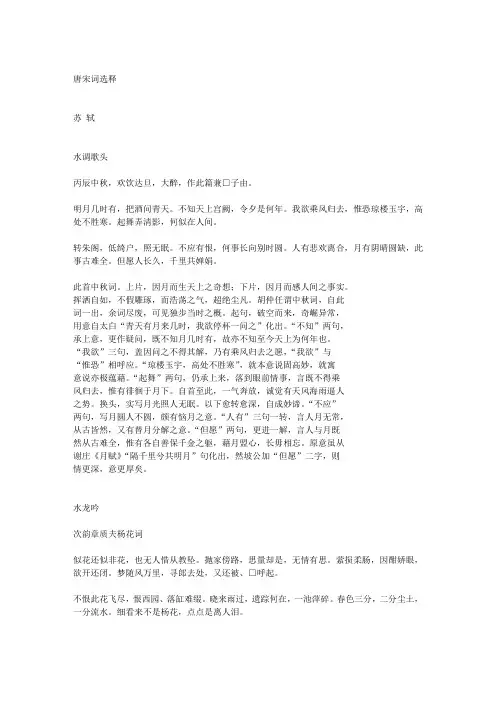 唐宋词选释_004