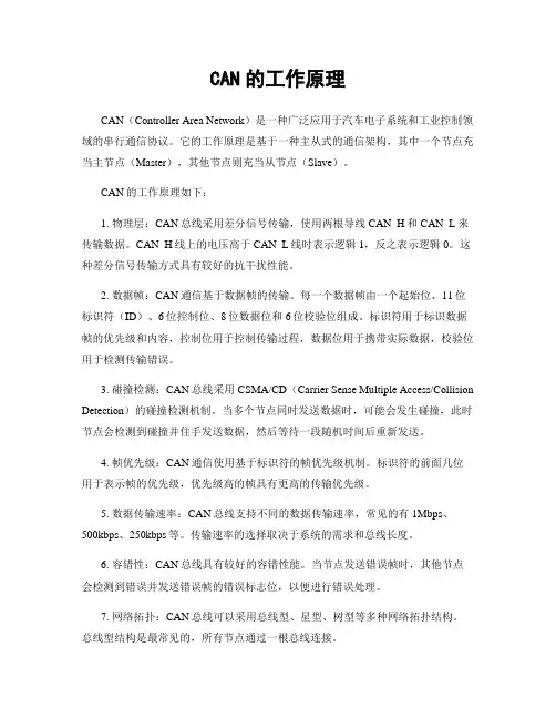 CAN的工作原理