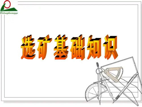 选矿基础知识教程