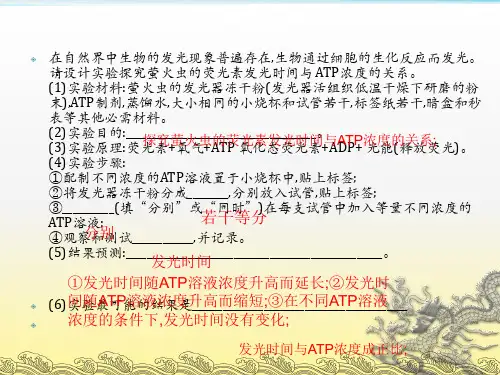 人教版高中生物必修一课件：5.3ATP的主要来源——细胞呼吸 (共24页)