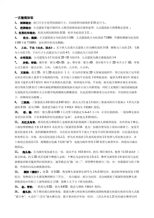 古建构造名词