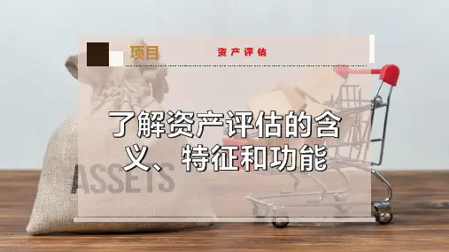 了解资产评估的含义、特征和功能PPT模板