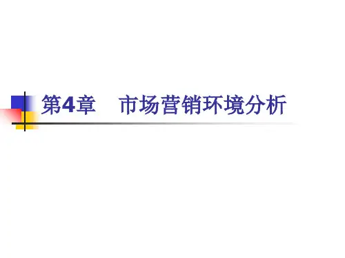 市场营销环境分析ppt课件