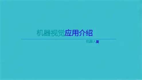 机器视觉应用(共25张PPT)