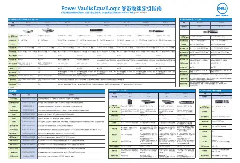 Dell存储服务器参数指南