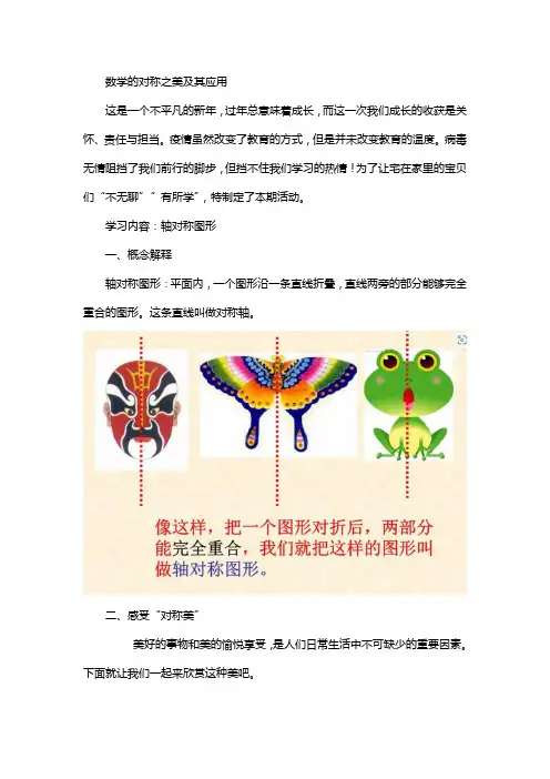 数学的对称之美及其应用