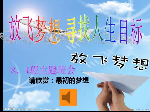 放飞梦想,寻找人生目标.ppt