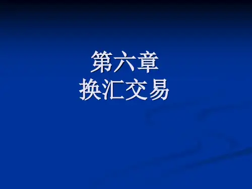 第六章_换汇交易实例解析