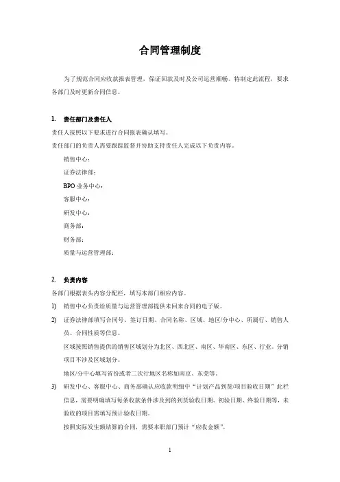 iso9001文件-合同管理制度