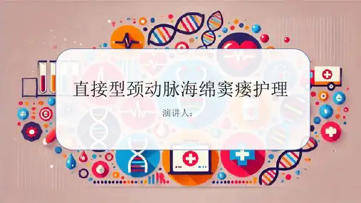 直接型颈动脉海绵窦瘘护理PPT课件