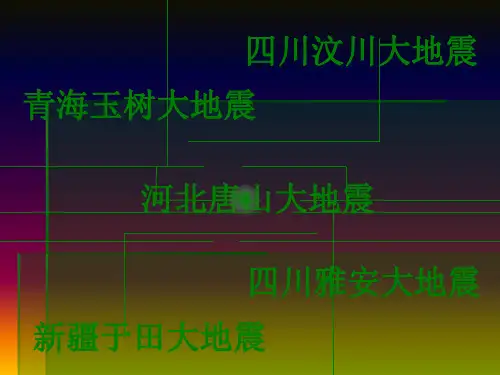 第三节我国的地震滑坡与泥石流(用)