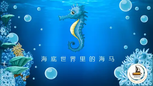 少儿创意美术课件PPT-海底世界里的海马