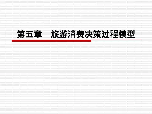 第五章  旅游消费决策过程模型