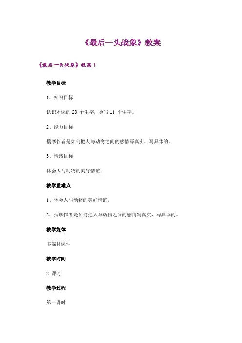 《最后一头战象》教案_1