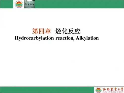 第四章 烃化反应