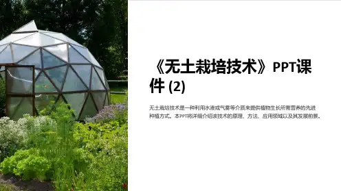 《无土栽培技术》课件 (2)