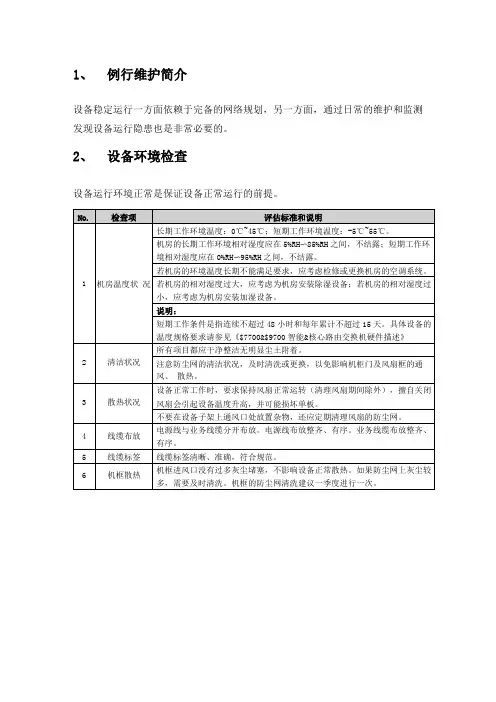 华为交换机日常维护手册