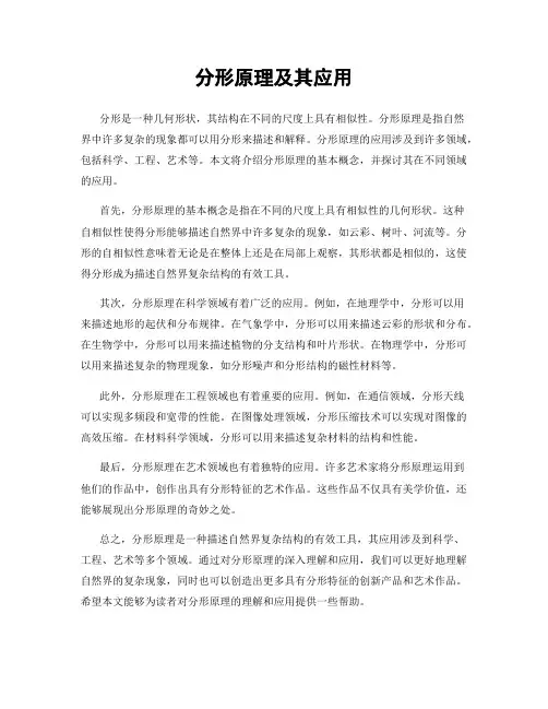 分形原理及其应用