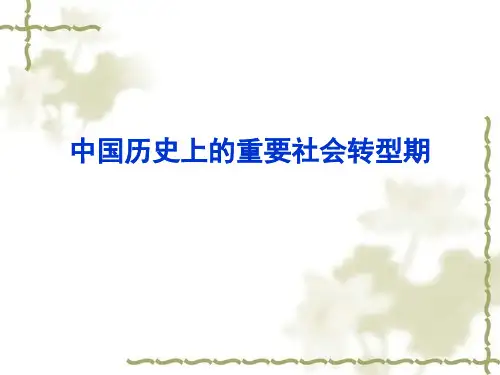中国社会转型期时代特征