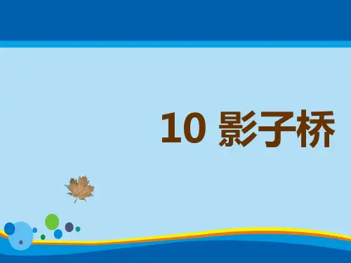 《影子桥》PPT【精选推荐课件】