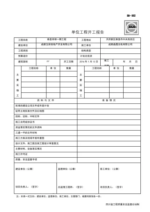 四川建龙软件全套表格