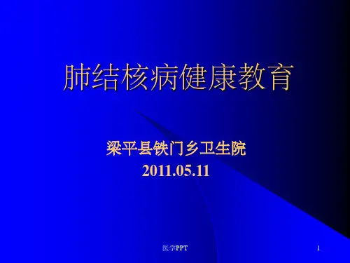《肺结核教学》PPT课件