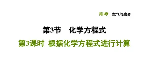 八年级下《化学方程式》完整版PPT浙教版