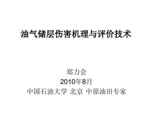 储层伤害机理
