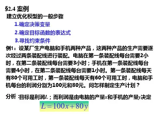 数学建模规划问题的经典案例