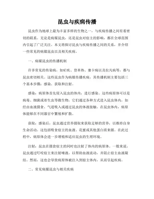 昆虫与疾病传播