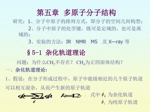 第五章多原子分子结构-PPT精品