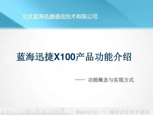 蓝海迅捷公司介绍ppt课件
