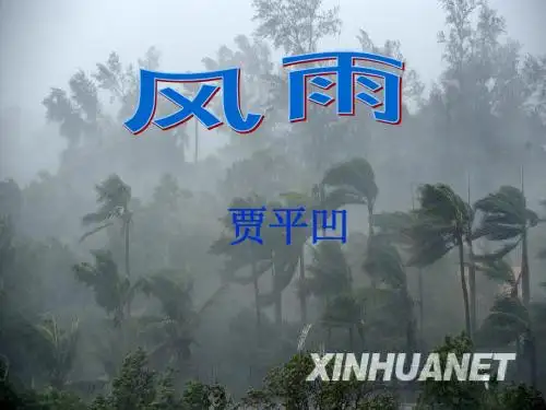 13《风雨》ppt