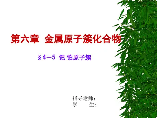 金属原子簇化合物