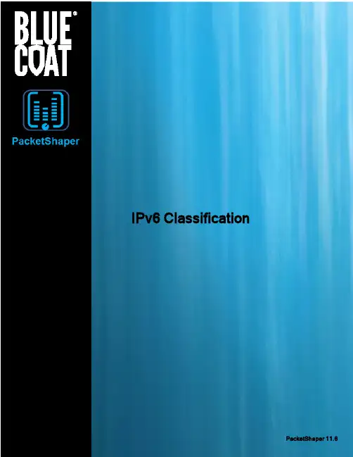 Blue Coat Systems PacketShaper 11.6 第三方版权声明说明书
