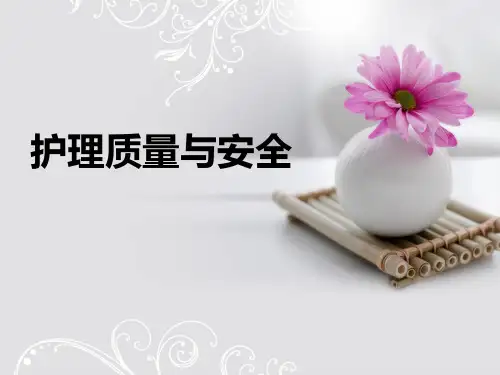 《护理质量与安全》PPT课件