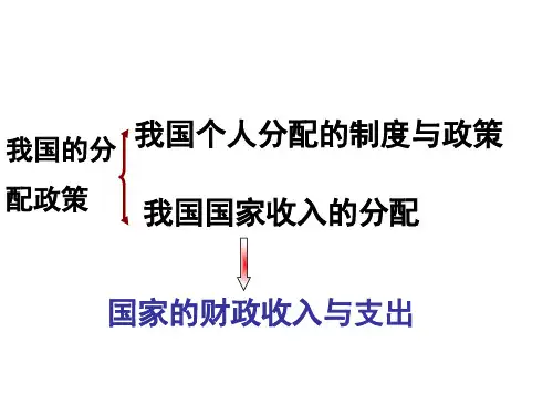 财政收入与支出优秀PPT课件5 人教版