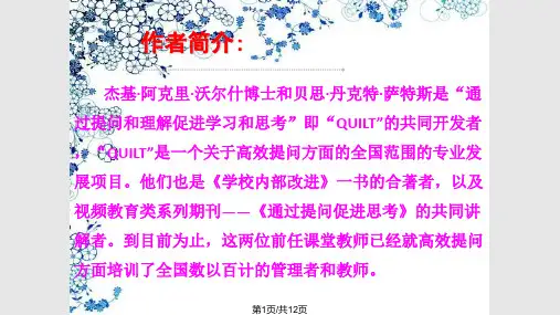 优质提问教学法PPT课件