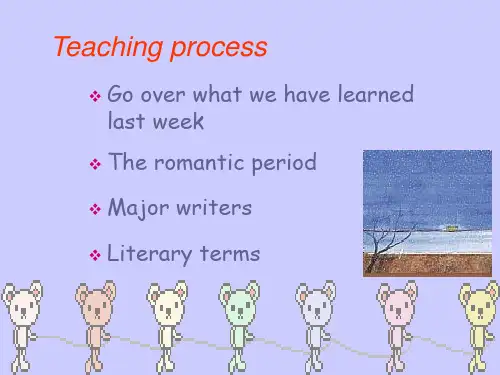 美国文学 浪漫主义时期The Romantic Period Lecture