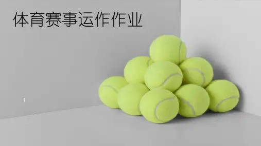 体育赛事运作ppt课件