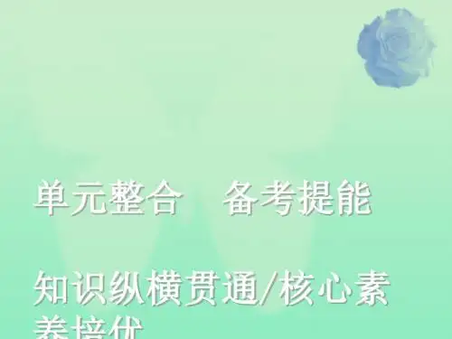 通史版2020年高考历史一轮复习第一部分第一单元古代中华文明的起源与奠基__先秦单元整合课件人民版
