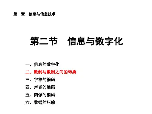 24数制与数制之间的转换PPT课件