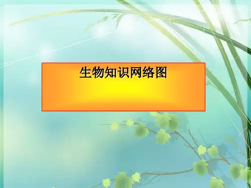 初中生物知识结构图 PPT课件 图文