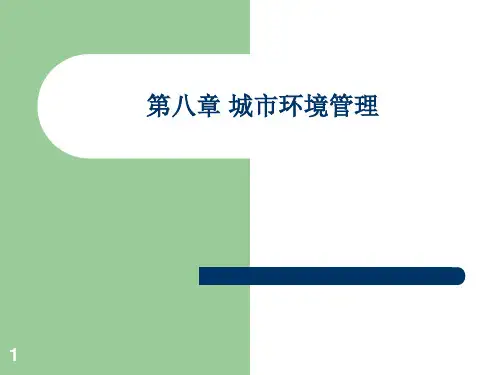 第八章环境管理PPT课件