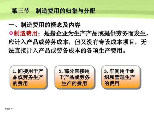 3-3 制造费用的归集与分配
