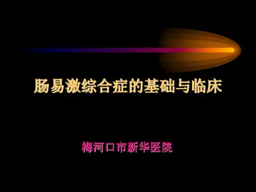 肠易激综合征诊断与治疗-PPT