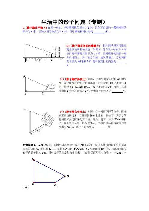 数学中的影子问题